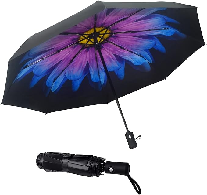 SY COMPACT Travel Umbrella Windproof Automatic Umbrellas Small Compact UV Sun Protection Factory Outlet Umbrella