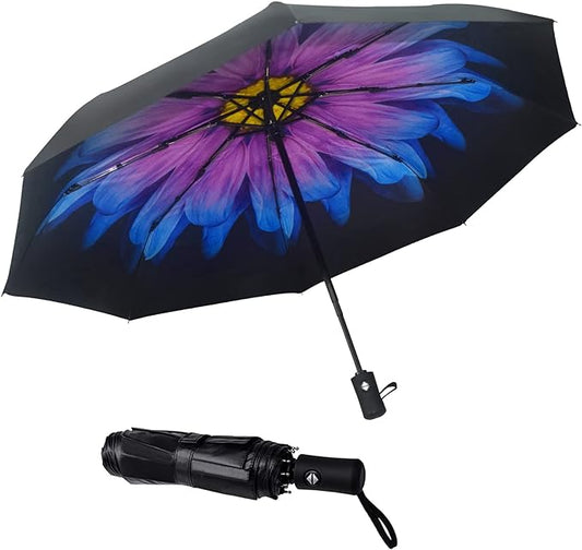 SY COMPACT Travel Umbrella Windproof Automatic Umbrellas Small Compact UV Sun Protection Factory Outlet Umbrella