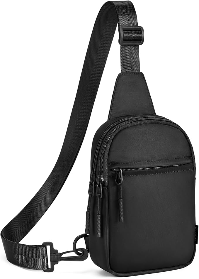 CHOLISS Small Sling Bag for Women and Men, Crossbody Bags Trendy Fanny Packs Chest Bag with Extended Strap