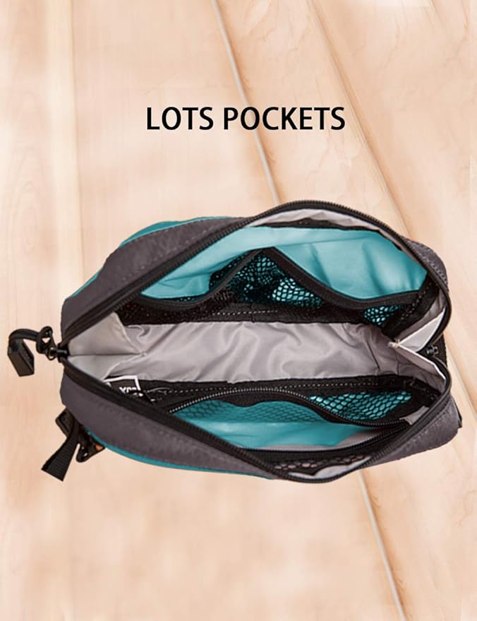 GOX Travel Toiletry Bag Dopp Kit Case for Men Multifunction Packing Organizer Pouch