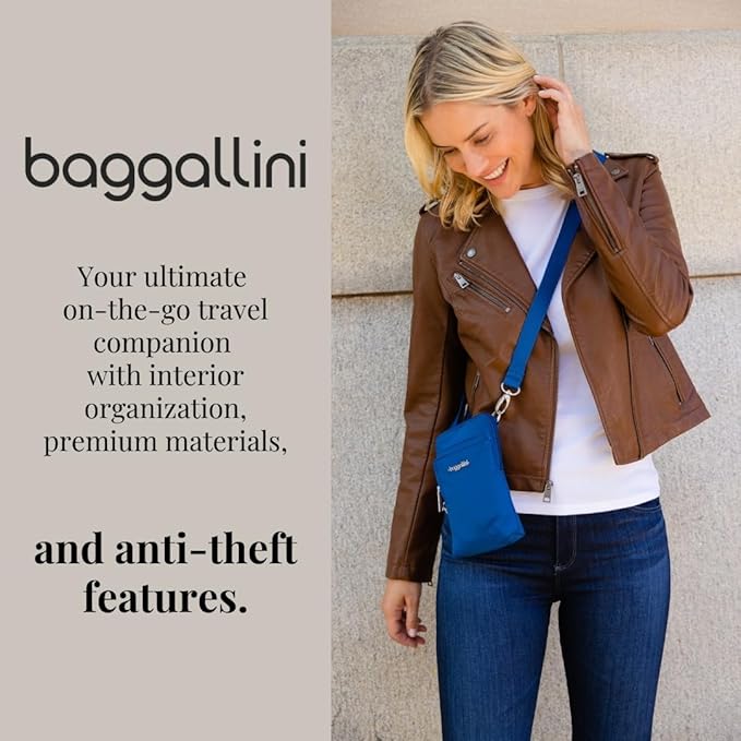 Baggallini Women's Securtex Anti-theft Activity Crossbody Bag