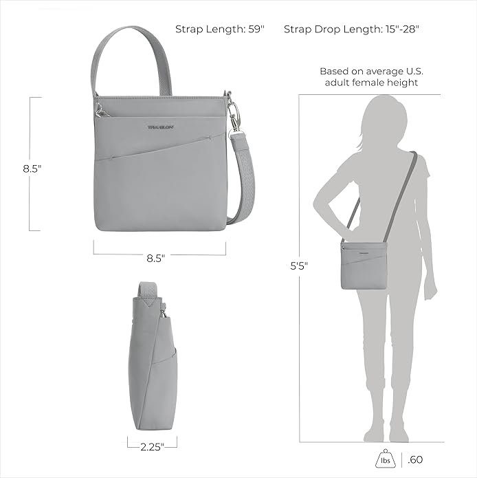 Travelon Anti-Theft Roam Small Crossbody