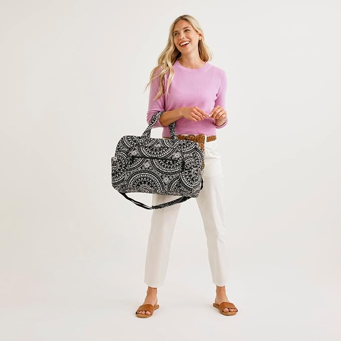 Vera Bradley womens Cotton Weekender Travel Bag