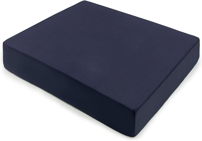 DMI Seat and Chair Cushion for Office Chairs, Wheelchairs, Scooters, Kitchen Chairs or Car Seats, FSA HSA Eligible, for Support and Height while Reducing Stress on Back, Tailbone or Sciatica