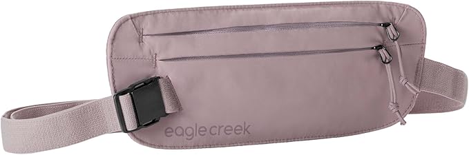 Eagle Creek Undercover RFID Money Belt – Slim Travel Waist Pouch with RFID Blocking – Secure Passport, Cards & Cash – Adjustable Strap – Lightweight & Discreet – Orchid