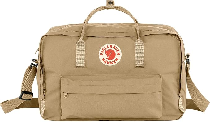 Fjallraven Kanken Weekender Bag, Large Travel Tote and Duffel for Overnight and Everyday Carry, Clay, One Size