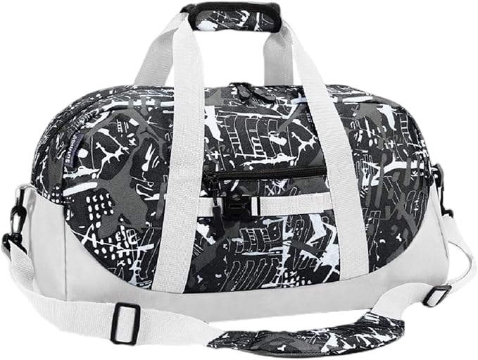 Stumdo Kids Overnighter Duffel Bags for kids, Carry-On Size & Ideal for School Practice or Overnight Travel Weekender Tote for Travel Gym Sport bag for Boys & Girls (11tybaibai)