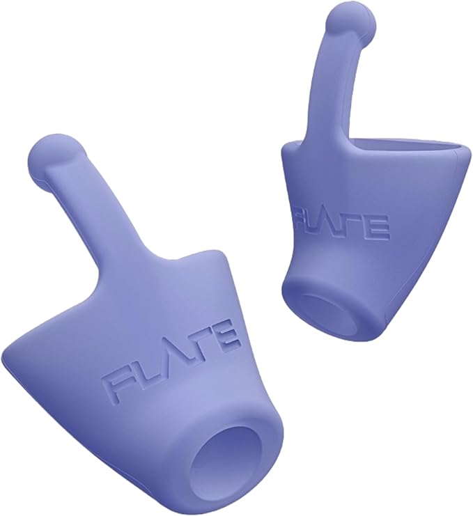 Flare Calmer | Ear Plugs Alternative | Daily Noise Relief | Sound Sensitivity | Stress Relief | No Muffling | Improve Wellbeing | Comfy, Reusable, Soft Silicone Earplugs | Original Purple