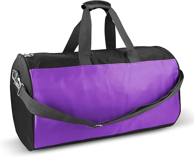C&F BOGMOST Travel Duffel Bag Large Foldable Waterproof Gym Bag for Gym Beach Swim Bag Men Women Duffle Bags Lightweight Oxford Cloth Sports Bag -Purple