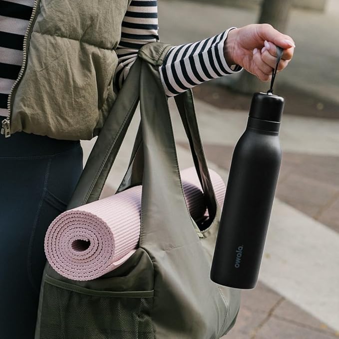 Owala FreeSip Twist Insulated Stainless Steel Water Bottle with Straw for Sports and Travel, BPA-Free, 24-oz, Blue Blue Jay