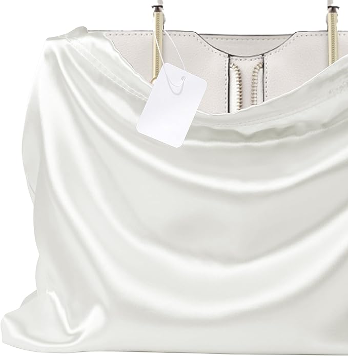 P Pothuiny 2 Pcs Satin Dust Bags for Handbags