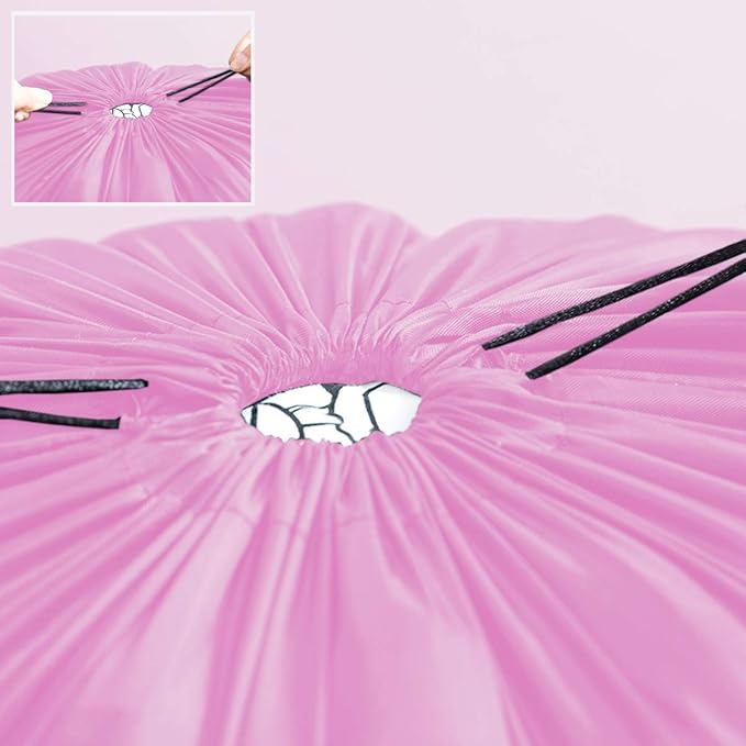 Multipurpose Extra Large Laundry Bag Storage Bag (27"x35", Pink)