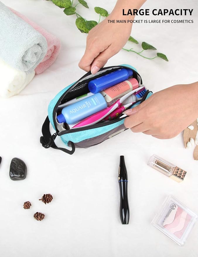 GOX Travel Toiletry Bag Dopp Kit Case for Men Multifunction Packing Organizer Pouch