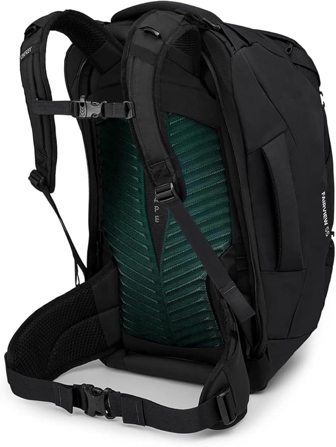 Osprey Fairview 55L Women's Travel Backpack, Black
