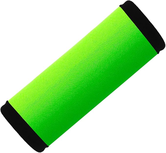 Hibate 5pcs Neoprene Luggage Handle Wrap for Suitcase Identifier Luggage Makers Covers Wraps Travel Accessories - Fluorescent Green