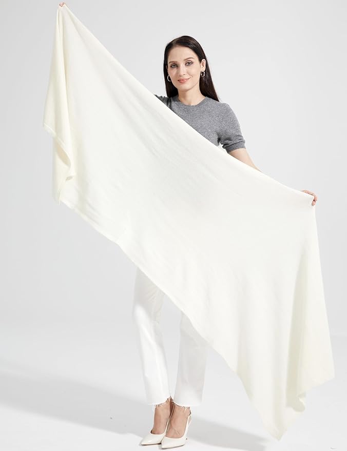 Soft Cashmere Blend Wrap Chic Scarf Stole for Women Wayfarer Travel Extra Large 87"x28"