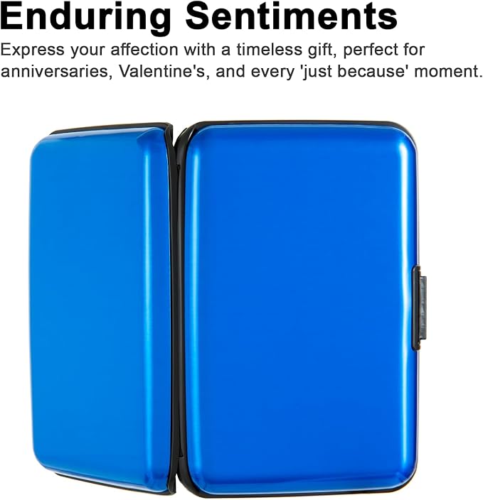 Credit Card Holder Small RFID Blocking Wallet Business Metal Slim Mini Aluminum Hard Case for Women Men