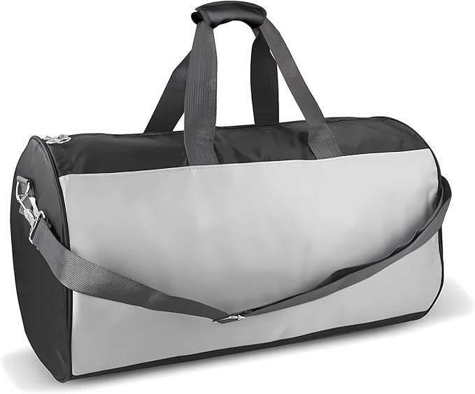 C&F BOGMOST Small Travel Duffel Bag Foldable Waterproof Gym Bags for Gym Beach Swim Bag Men Women Duffle Bags Lightweight Oxford Cloth Sports Bags-Grey