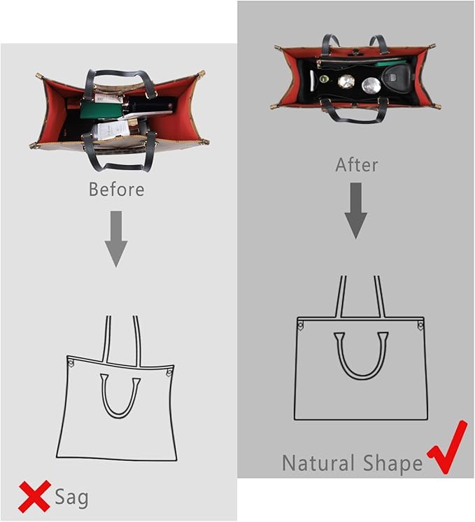 ZTUJO Purse Organizer Insert For Handbags, Silky Touching Bag Organizer Insert With Bottle Holder, Perfect for Speedy, Neverfull, Tote,ONTHEGO,Artsy,Handbag and More (Mini, Silky Black)