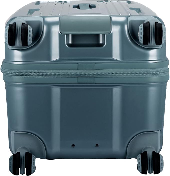 Traveler's Choice Ultimax II Polycarbonate Hardside Luggage with Spinner Wheels, Teal, 28-Inch Medium Trunk