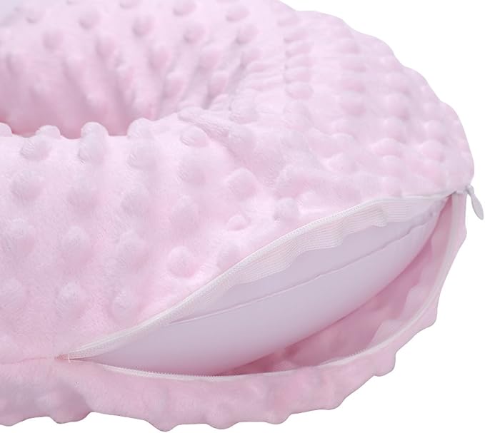 PENINSULA LOVE Kids Inflatable Travel Pillow Adjustable U Shaped Neck Support Pillow with Washable Cover Soft Memory Foam Head Support Travel Accessories for Airplane, Car, Train, Bus