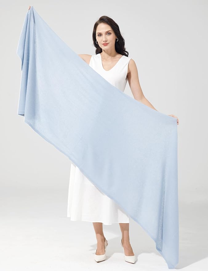 Soft Cashmere Blend Wrap Chic Scarf Stole for Women Wayfarer Travel Extra Large 87"x28"