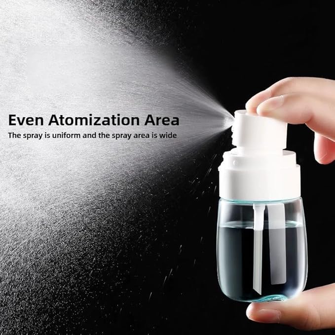 6 Pack 1oz 30ml Travel Spray Bottles TSA Approved - Leakproof Plastic Fine Mist Sprayers for Toiletries, Skincare & Plants, Portable Mini Sprayer Set with Secure Caps & Assorted Colors