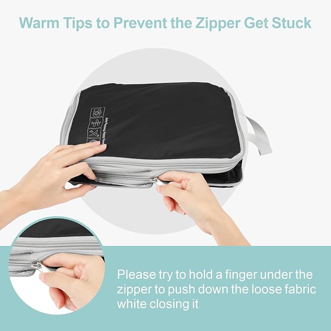 Cambond Compression Packing Cubes for Travel Women - Lightweight Luggage Organizers Bag Packing Cubes for Carry on Suitcases