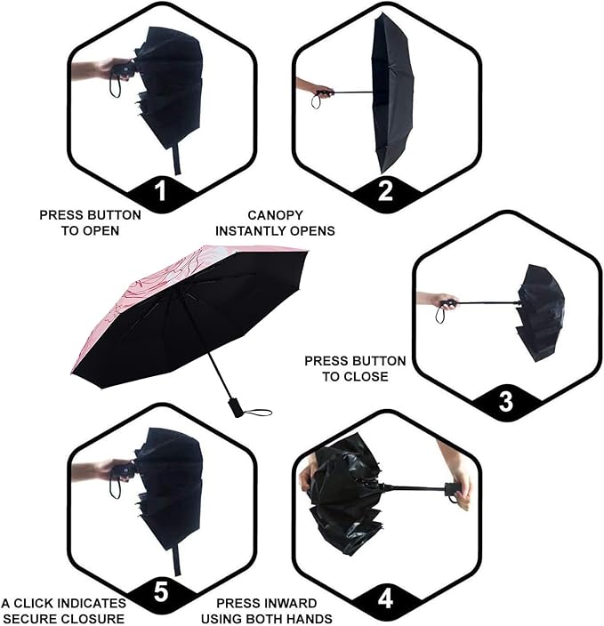 SY COMPACT Travel Umbrella Windproof Automatic Umbrellas Small Compact UV Sun Protection Factory Outlet Umbrella