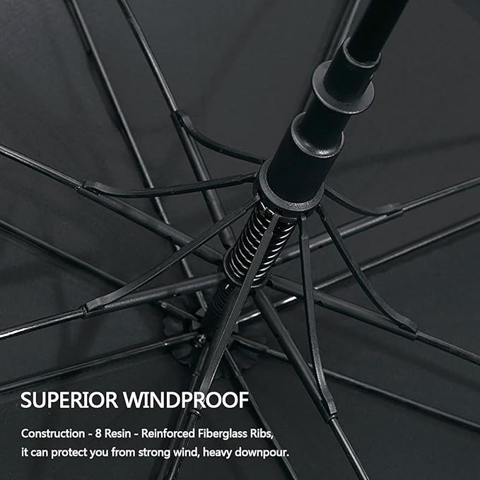G4Free 47/54/62/68/72 Inch Automatic Open Golf Umbrella Oversize Extra Large Double Canopy Vented Windproof Waterproof Stick Umbrellas