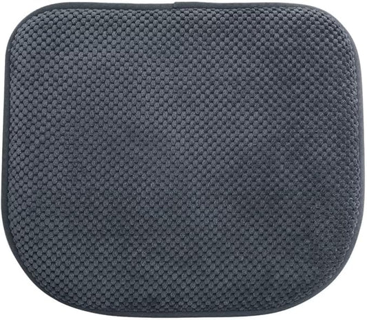 Grey Foam Seat Cushions Kitchen Chairs Pads for Dining Chairs Non Slip Office Seat Cushions Washable U Shaped Soft Thick Large Metal Wooden Chair Cushions,17" x 15"