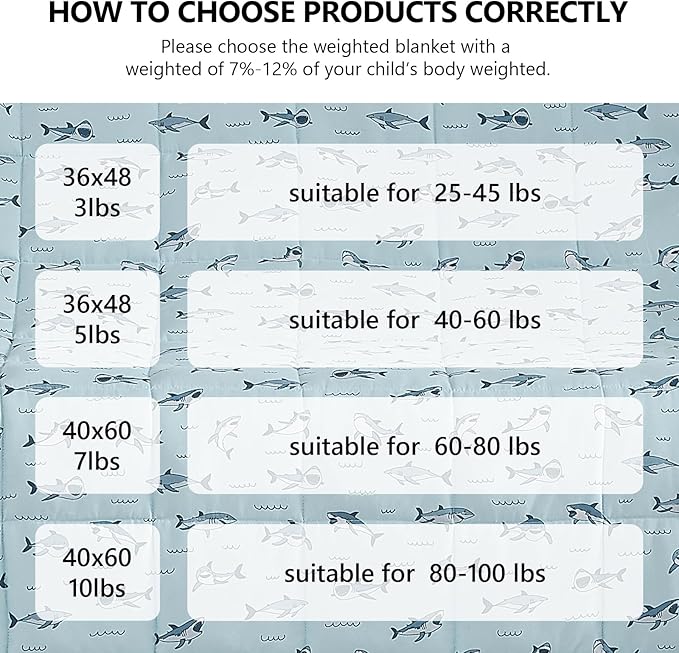 L'AGRATY Weighted Blanket - 36"x48" 3lbs Microfiber Material with Glass Beads Small Blanket for All-Season Summer Fall Winter Soft Thick