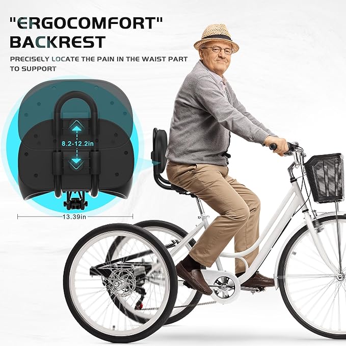Noseless Bike Seat Cushion for Men & Women - Extra Padding & Comfort Wide Bicycle Seat, Oversized Comfortable Saddle for Peloton Bikes, Exercise Bikes, Electric Bikes, Cruiser Bikes