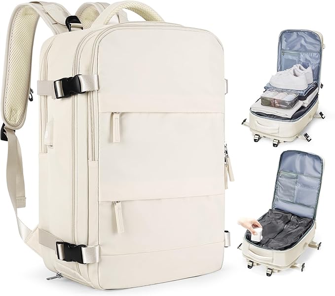 coofay Vacuum Backpack Travel with Pump Vacpack Travel Backpack with Vacuum System Mochila de Viaje Compresion al Vacio Easyvacpack Airbag Backpacks for Traveling Carry on Luggage