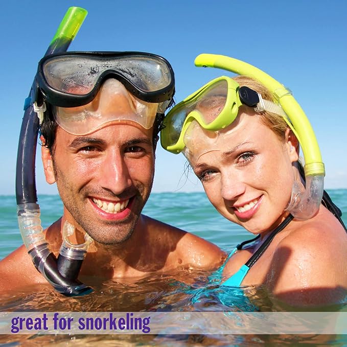 Mack's AquaBlock Swimming Earplugs, 3 Pair | Waterproof, Reusable Silicone Ear Plugs for Swimming | Swim Ear Plugs for Snorkeling, Showering, Surfing, Bathing (Clear)