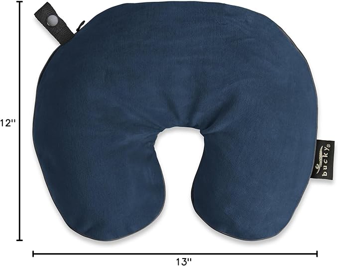 Bucky Utopia U-Shaped Neck Pillow, Midnight Blue, One Size