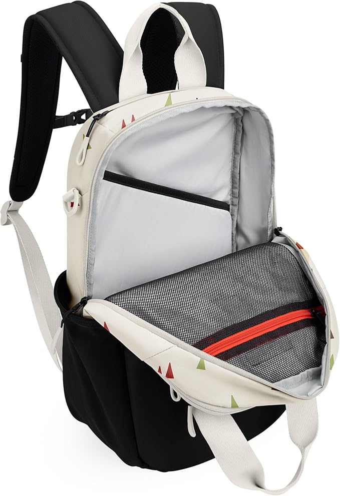 Sherpani Camden, Convertible Backpack, 3 in 1 Tote Bag, 18L Travel Backpack, Crossbody Bag, Cross Body Purse, Travel Gifts, RFID Protection, Fits 13” Laptop (Terrazzo)