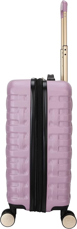 Jessica Simpson Taffeta 20"Expandable 8-Wheel Spinner Carry On Luggage Suitcase, Dusty Orchid