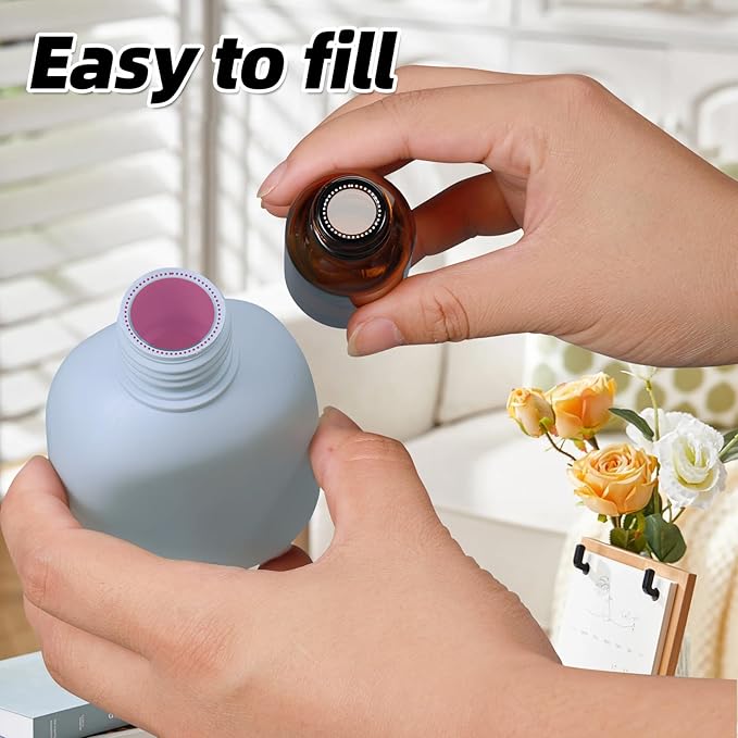 3.4oz Travel Bottle with Flip Cap, Leak Proof Squeeze Bottles, Refillable Plastic Travel Containers for Creams, Lotion, Foundation, Shampoo, Conditioner