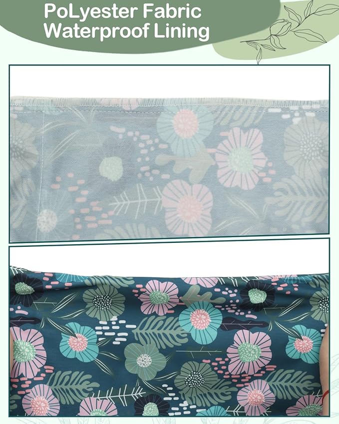babygoal Floral Wet Dry Bags 3 Pack, Waterproof Travel Bags for Swimsuits, Beach, Pool, Gym,Food Storage and Wet Clothes,3LN45-B