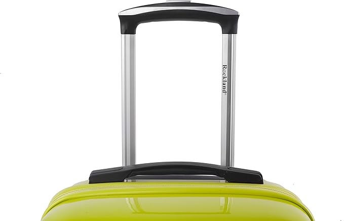 Rockland Melbourne Hardside Expandable Spinner Wheel Luggage, Two Tone Green, 2-Piece Set (20/28) (F225-2TONEGREEN)
