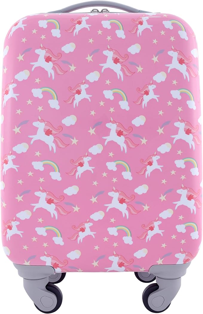 Travelers Club 5 Piece Kids' Luggage Set, Unicorn