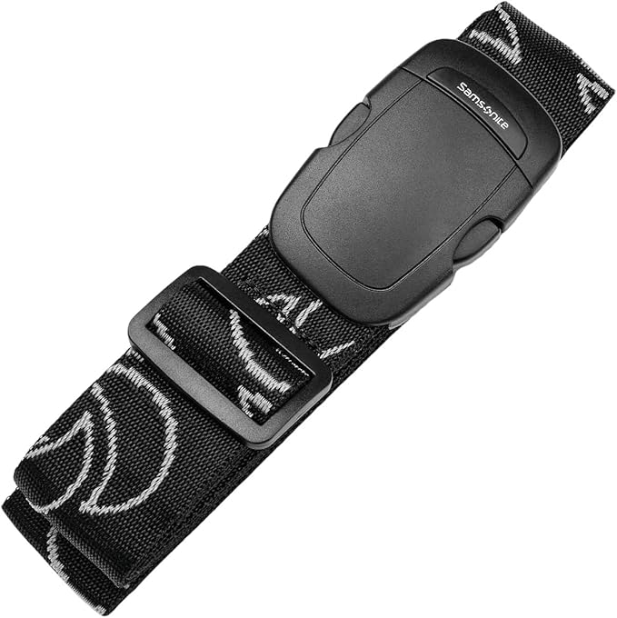 Samsonite Luggage Strap, Black, No Lock