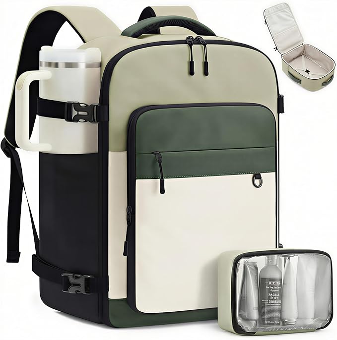LOVEVOOK Travel Backpack for Women Men, Carry on Backpack for Traveling, Waterproof Hiking Backpack Outdoor Sports Rucksack, Casual Daypack Travel Weekender Essentials
