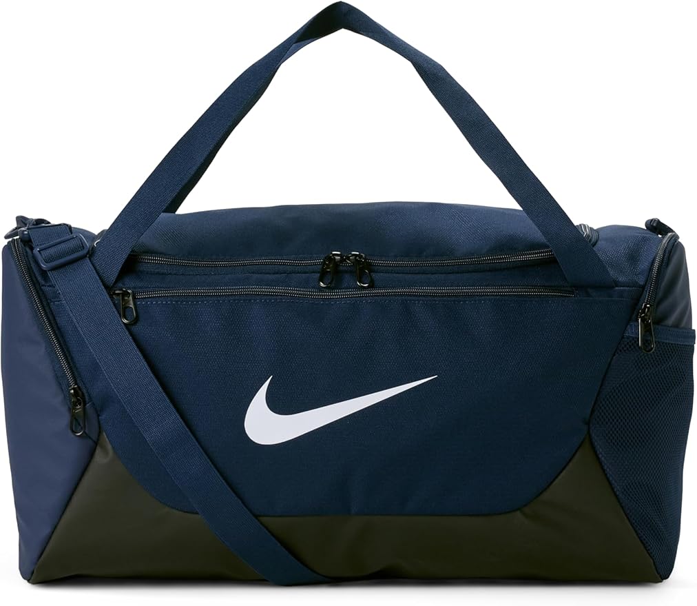 Nike Brasilia Duffel (Medium), Midnight Navy/Black/White, MISC
