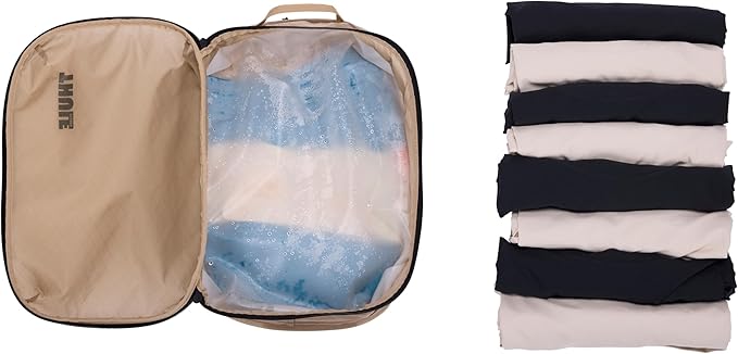 Thule Clean Dirty Packing Cube, Internal TPU Divider, Semitransparent Fabric, Easy to Pack, YKK Zippers
