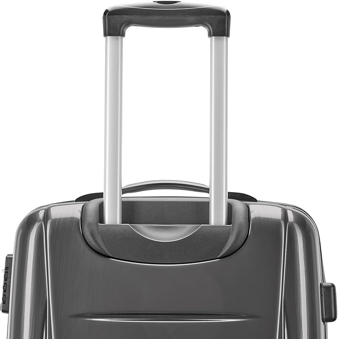 Samsonite Winfield 2 Hardside Expandable Luggage with Spinner Wheels, Charcoal, Checked-Large 28-Inch