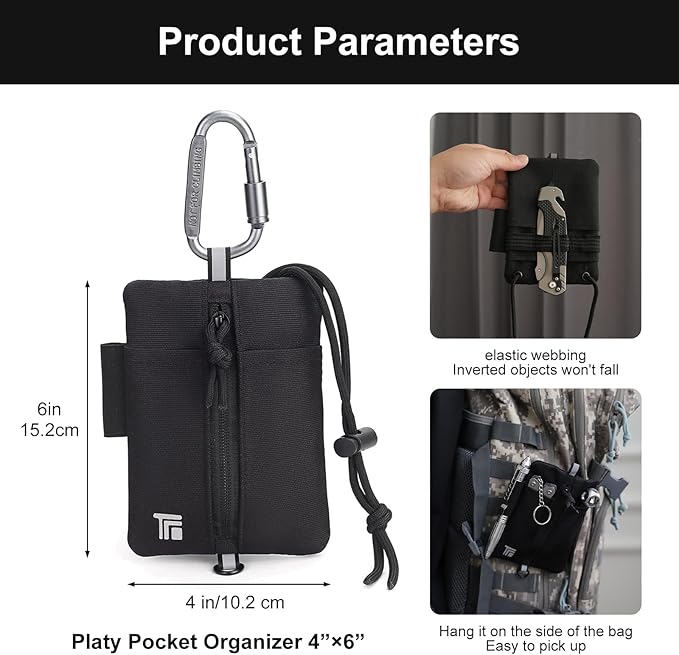 Multipurpose Zipper Pouch with Adjustable Strap - Compact Organizer for Daily Use, Travel, Office & School Supplies