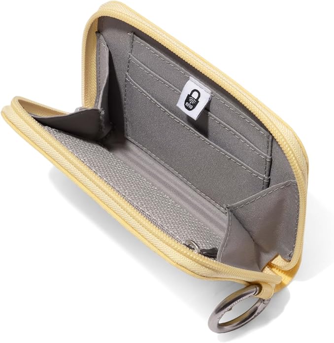 Baggallini Deluxe Card Case - Lightweight 5.5"x3.3" RFID Protected Womens Wallet Card Holder