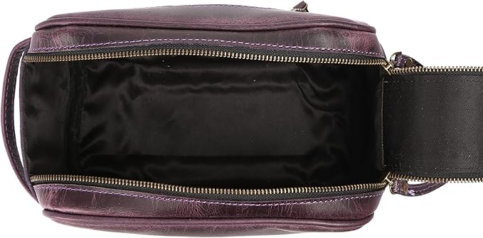KomalC Travel Toiletry Bag – Premium Leather Dopp Kit for Men & Women with Water-Resistant Lining & Spacious Zippered Organizer